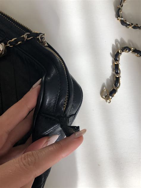 chanel wallet repair